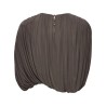 DRAPED CUPRO TOP