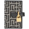 MONOGRAM CARD HOLDER WITH PADLOCK