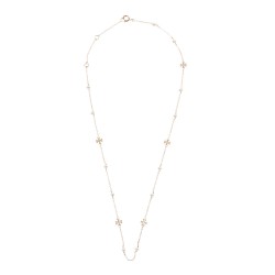 COLLANA "KIRA" CON LOGO E PERLE