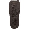 CUPRO MIDI SKIRT