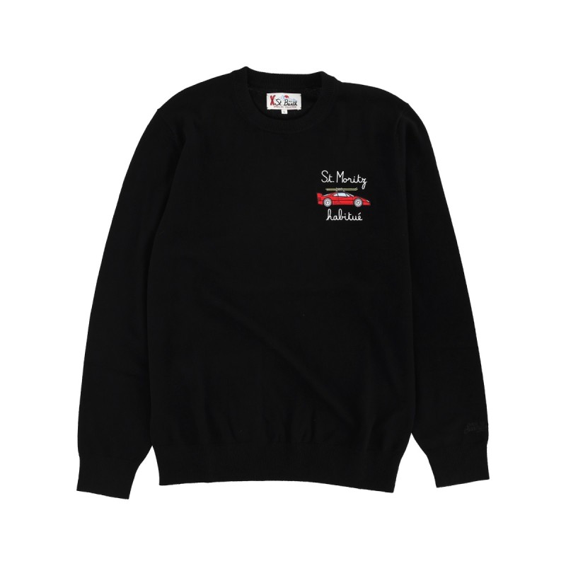 SWEATER WITH EMBROIDERY