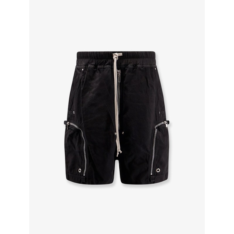 Denim cargo Bermuda shorts