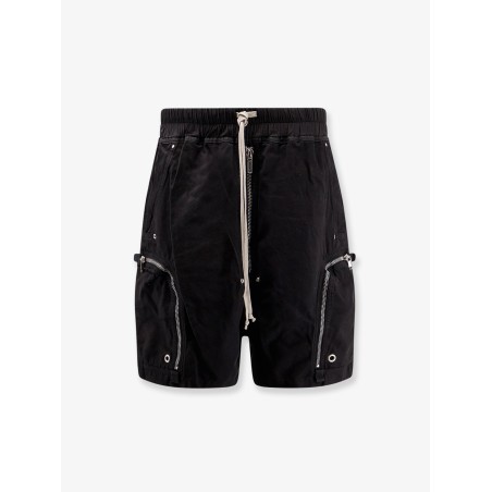 Denim cargo Bermuda shorts