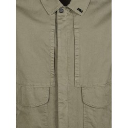 Overshirt cotton blend jacket