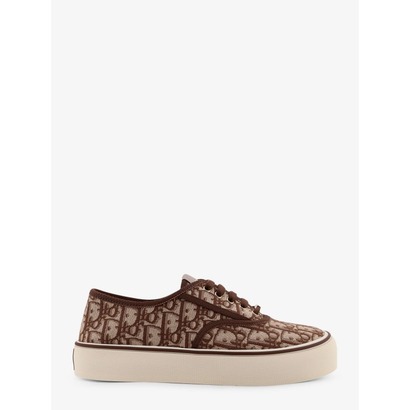Saltwind canvas sneakers with Dior Oblique embroidery