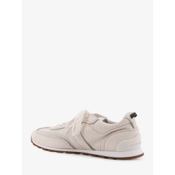 Leather sneakers with Monili on the back