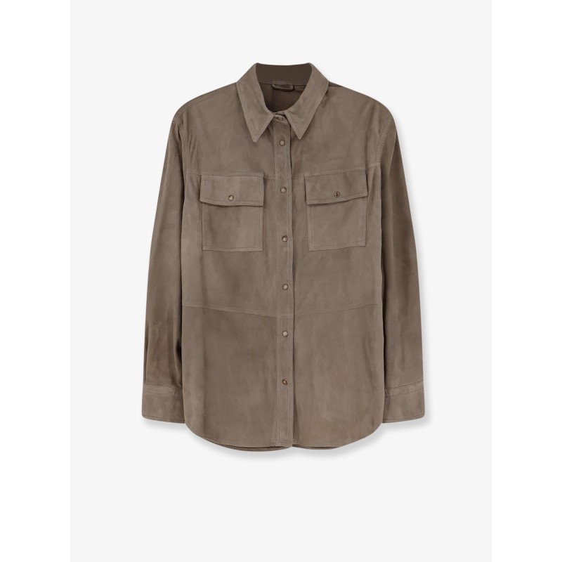 Suede shirt