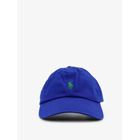 Cotton hat with embroidered logo on the front