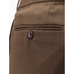 Wool trousers with pinces