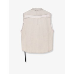 Sleeveless denim jacket