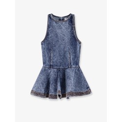 Peplum Denim Top