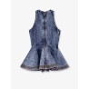 Peplum Denim Top