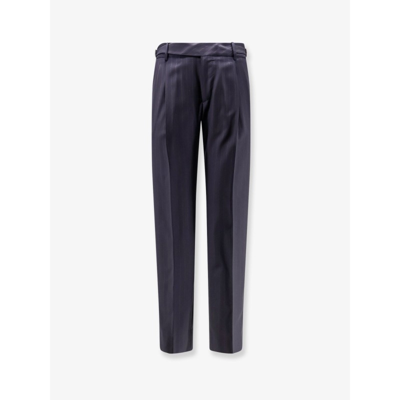 Virgin wool trousers with pinces