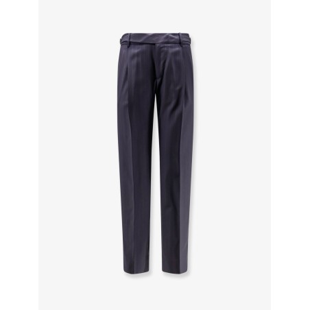 Virgin wool trousers with pinces