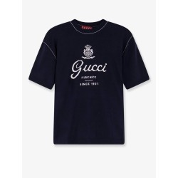 Silk and linen sweater with Gucci Firenze Since 1921 inlay