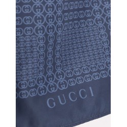 Nylon swim trunks with all-over Gucci Incrocio print