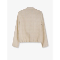 Checked cotton tweed jacket