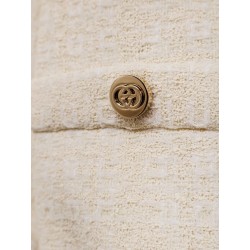 Checked cotton tweed jacket