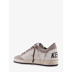 Ballstar leather sneakers with suede inserts