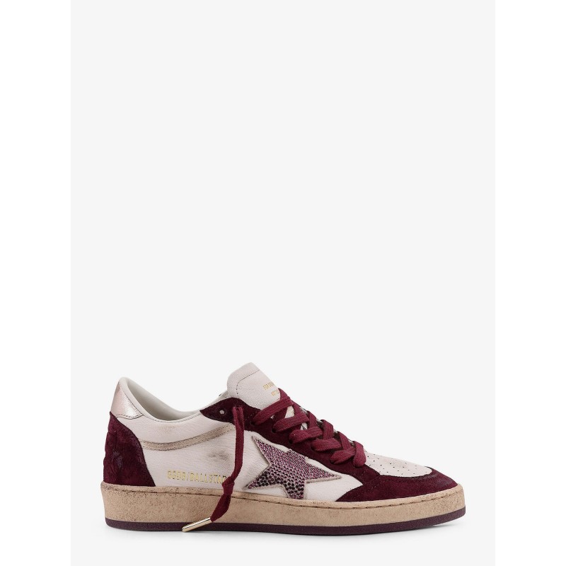 Ballstar leather sneakers with Swarovski logo on the side