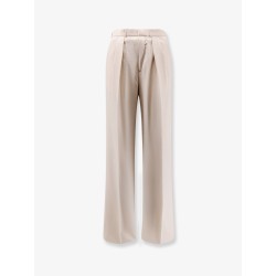 Wool, cashmere and silk trousers