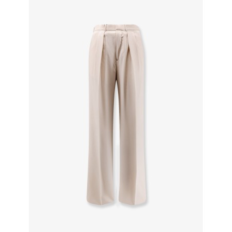 Wool, cashmere and silk trousers