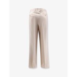 Wool, cashmere and silk trousers