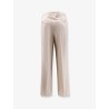 Wool, cashmere and silk trousers