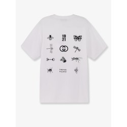 Cotton T-shirt with lettering logo on the front