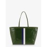 Coated canvas The Racer Tote shoulder bag with all-over logo