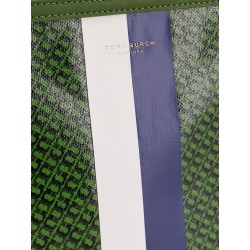 Coated canvas The Racer Tote shoulder bag with all-over logo