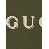 Cotton T-shirt with Gucci embroidery on the front