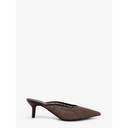 Leather sandals with Monili detail