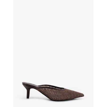 Leather sandals with Monili detail