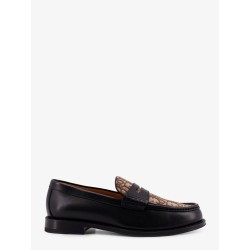 Leather loafers with Dior Oblique detail