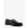 Leather loafers with Dior Oblique detail