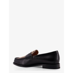 Leather loafers with Dior Oblique detail
