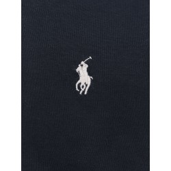 Cotton blend sweatshirt with embroidered logo on the front