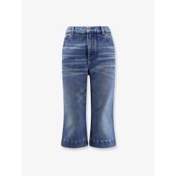 Blue denim Capri jeans