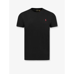 Cotton T-shirt with embroidered logo on the front