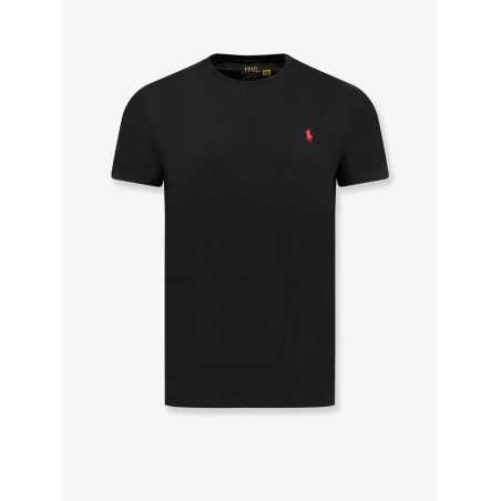Cotton T-shirt with embroidered logo on the front