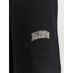 Viscose blend Bermuda shorts with logo print