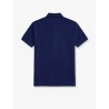 Cotton polo shirt with front embroidered logo