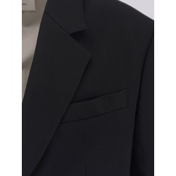 Single-breasted virgin wool blazer