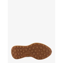 Leather sneakers with logo on the side