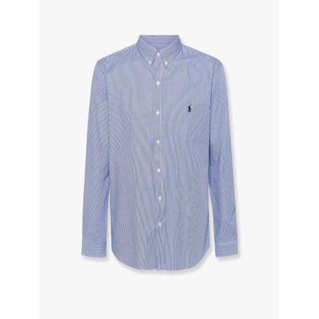 Striped stretch cotton shirt