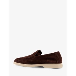 Reverse suede loafers