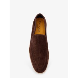 Reverse suede loafers