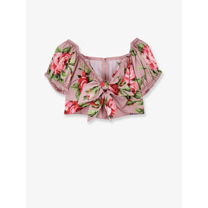 Cotton top with iconic print