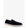 Reverse suede loafers